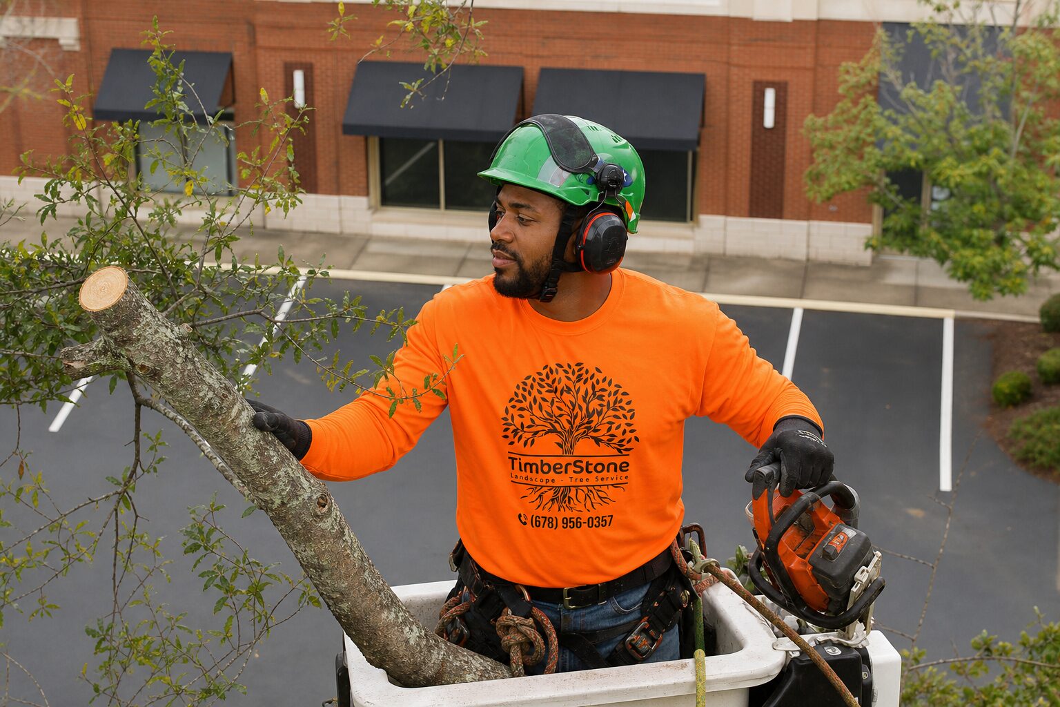 Commercial & HOA Tree Service work by Timberstone Tree Service in Metro Atlanta