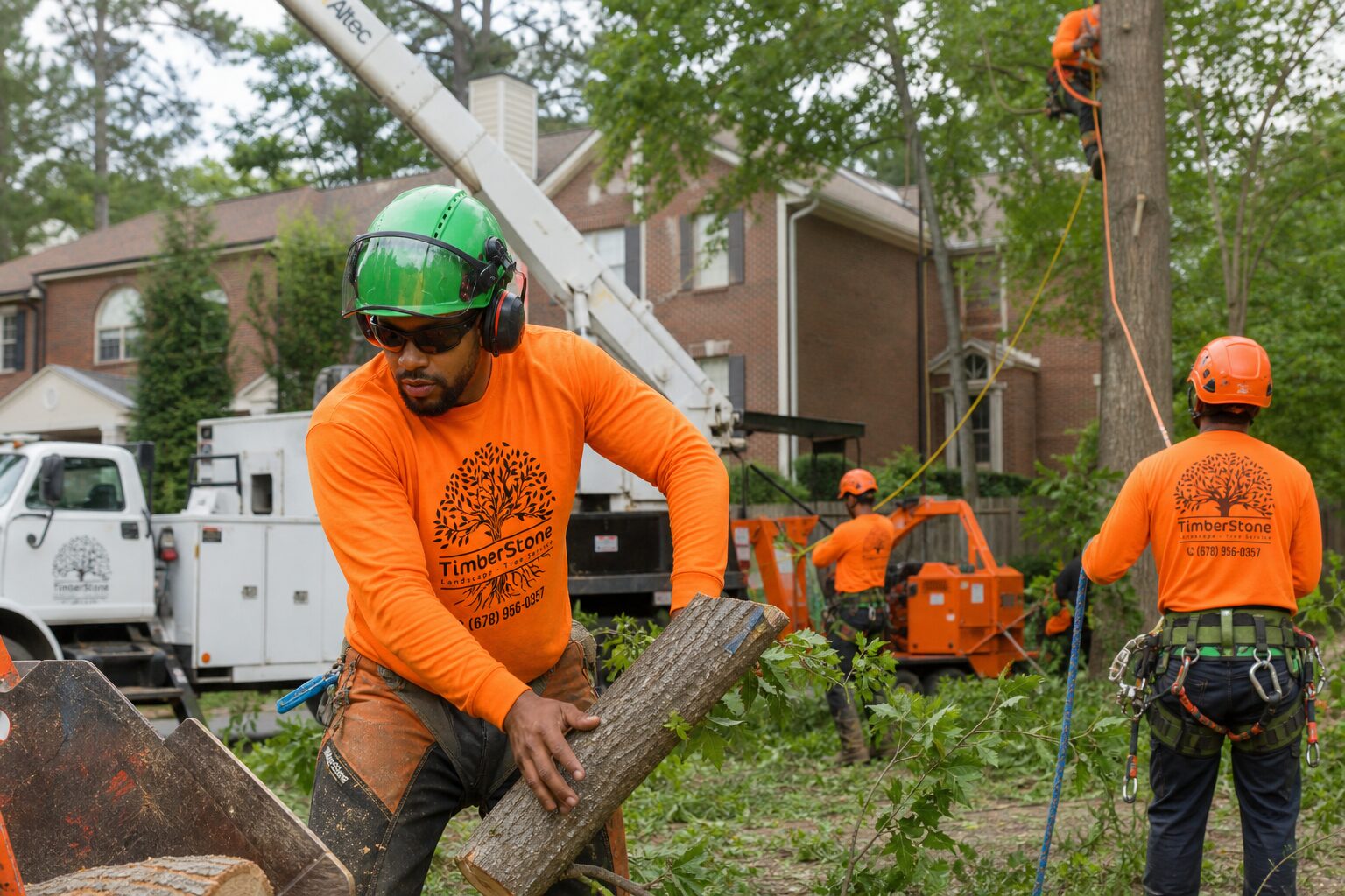 Commercial & HOA Tree Service work by Timberstone Tree Service in Metro Atlanta