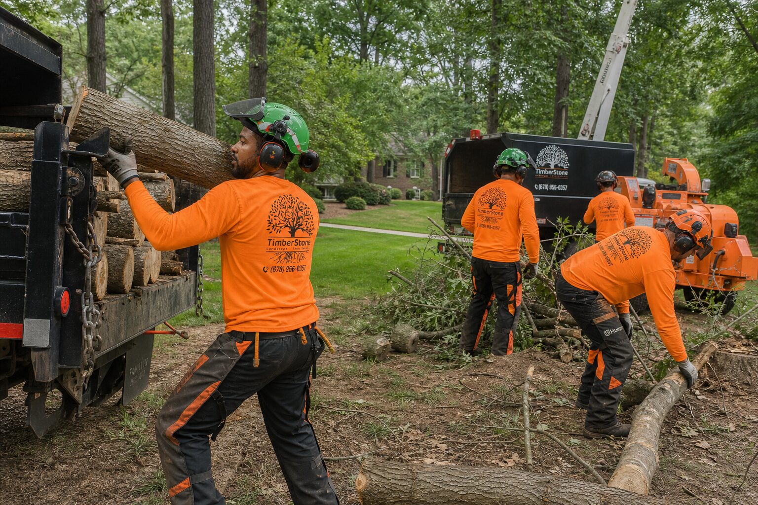 Debris Removal & Cleanup work by Timberstone Tree Service in Metro Atlanta