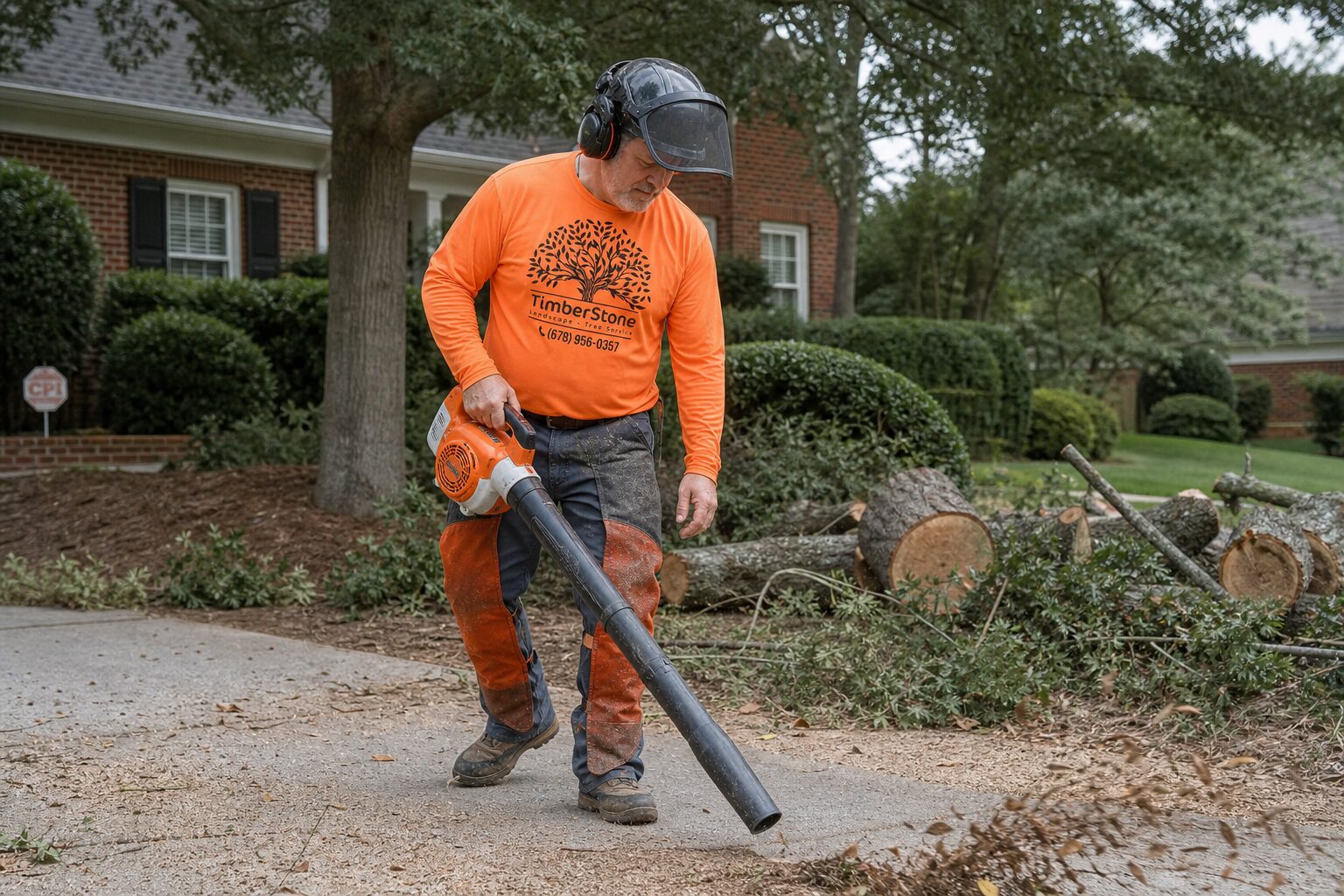 Debris Removal & Cleanup work by Timberstone Tree Service in Metro Atlanta