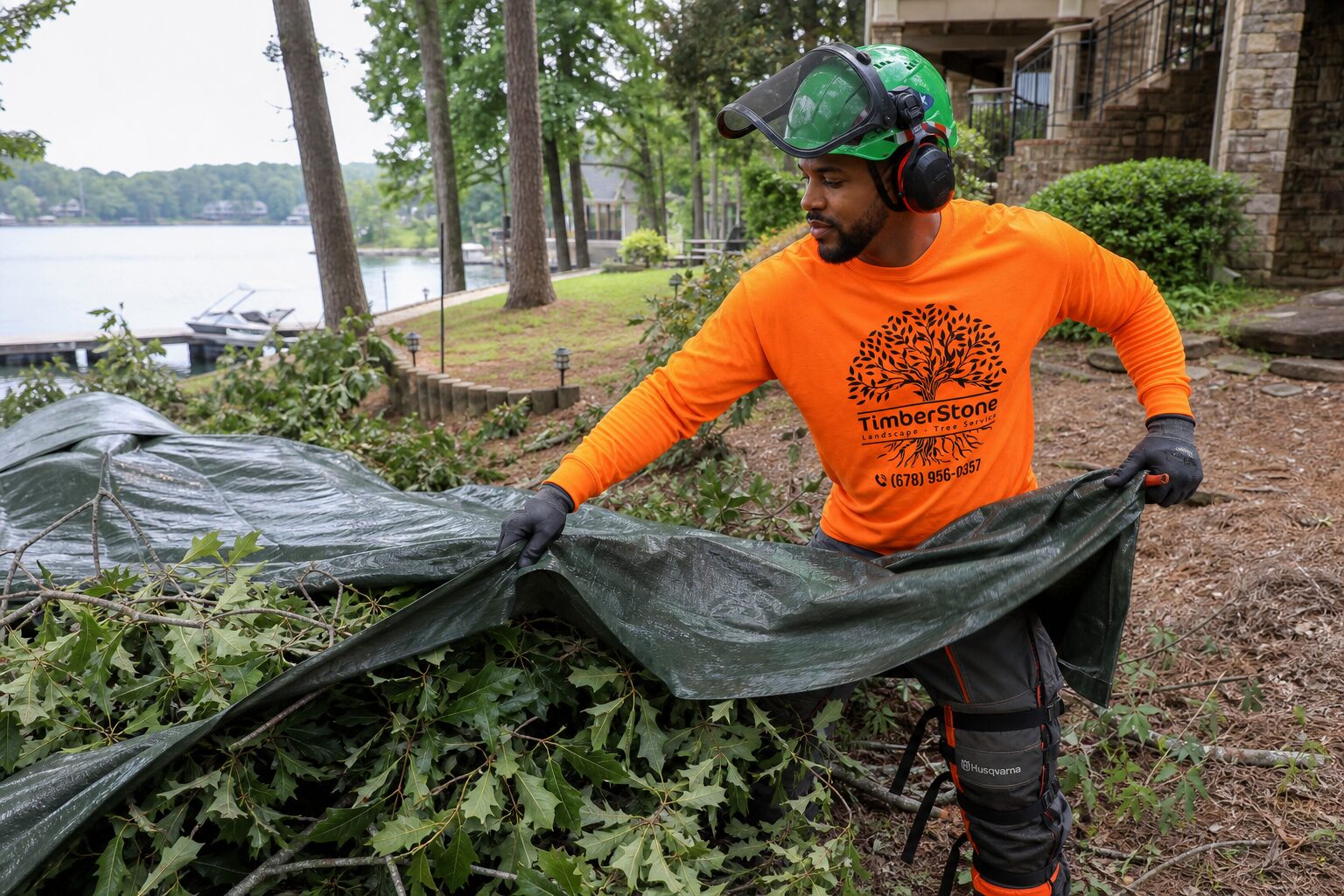 Debris Removal & Cleanup work by Timberstone Tree Service in Metro Atlanta