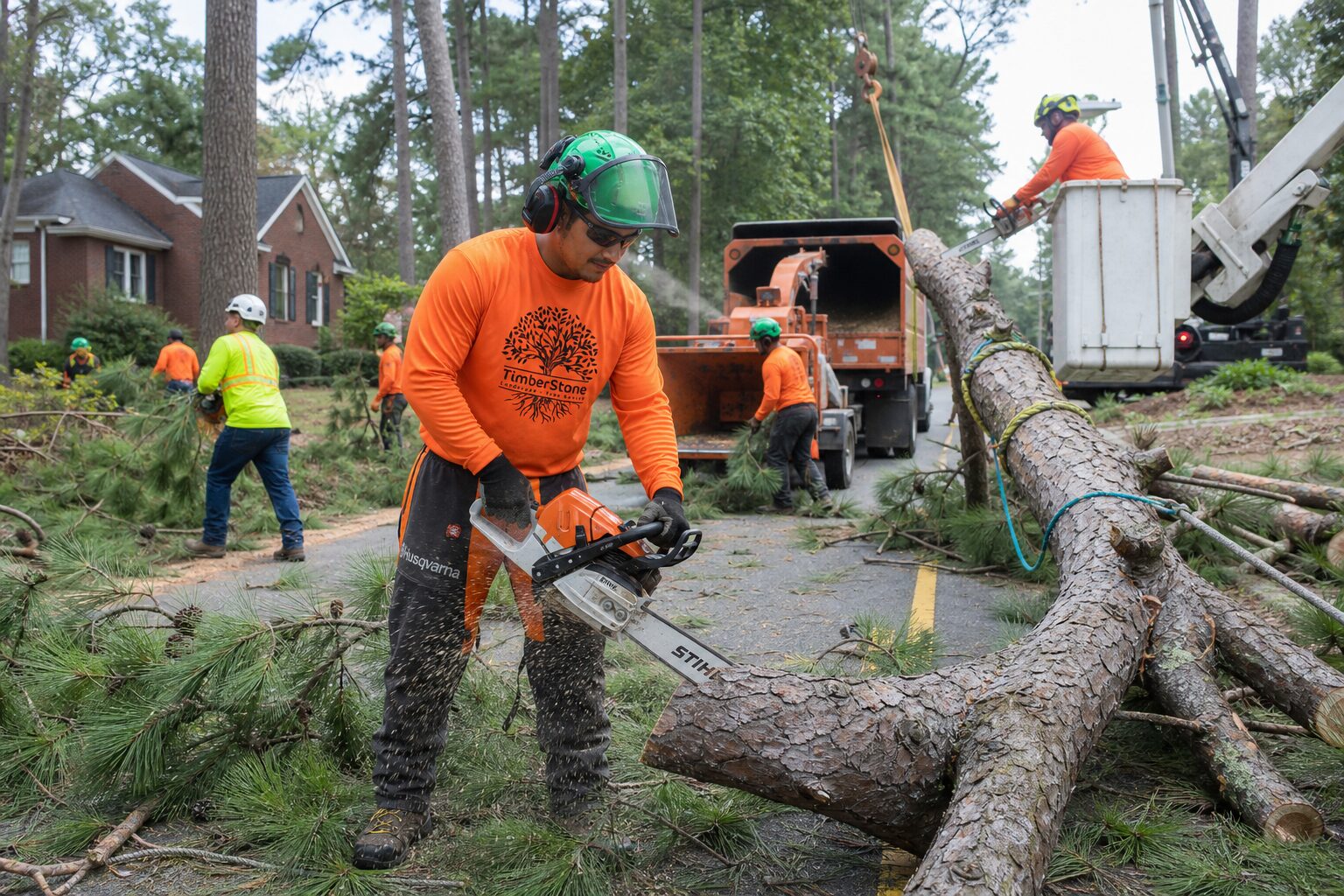 Emergency Storm Response in Metro Atlanta by Timberstone Tree Service
