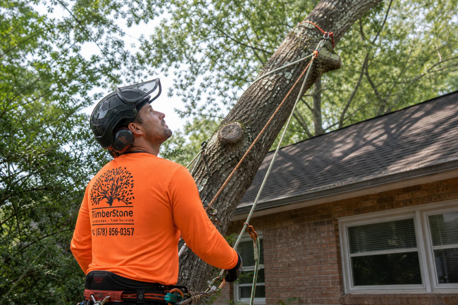 Hazardous Tree Removal in Metro Atlanta by Timberstone Tree Service