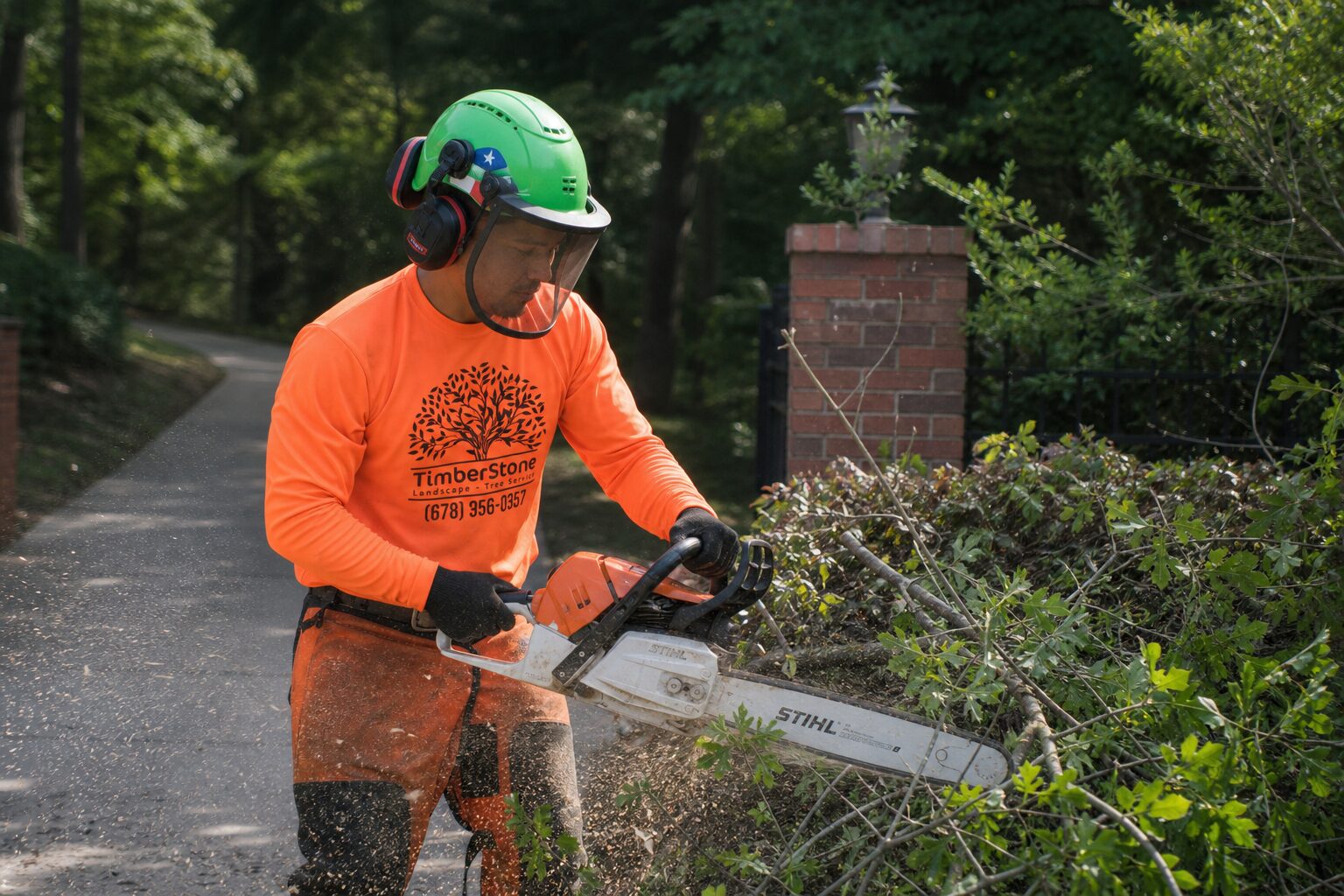 Land & Lot Clearing work by Timberstone Tree Service in Metro Atlanta