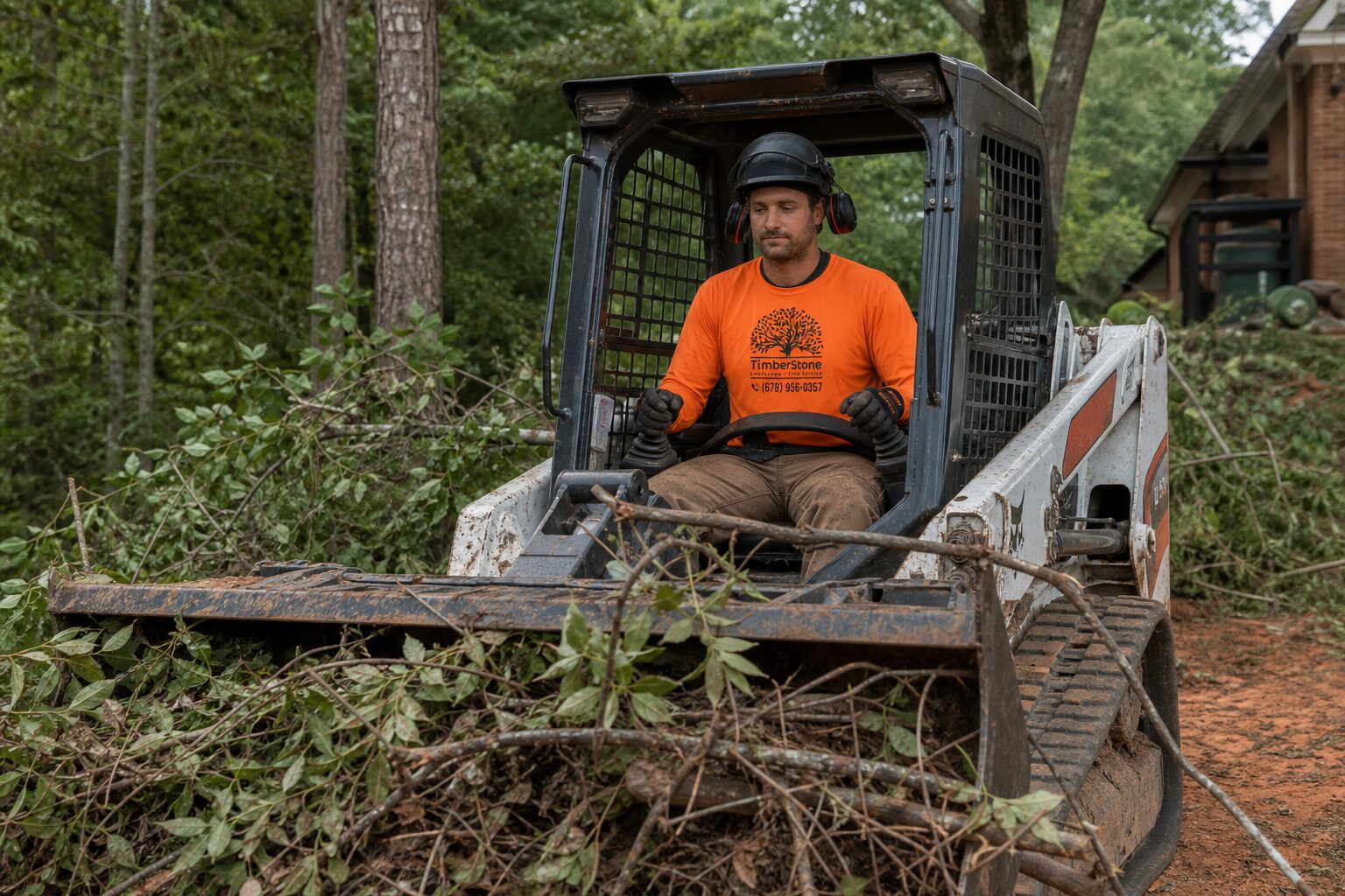Lot Prep for Builders & Contractors work by Timberstone Tree Service in Metro Atlanta