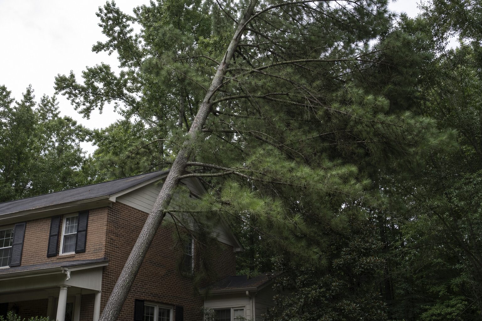 Before: storm prep work begins