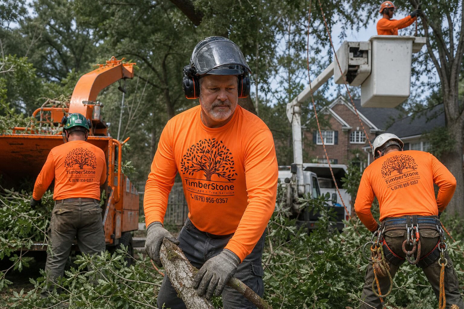 Storm Preparation work by Timberstone Tree Service in Metro Atlanta