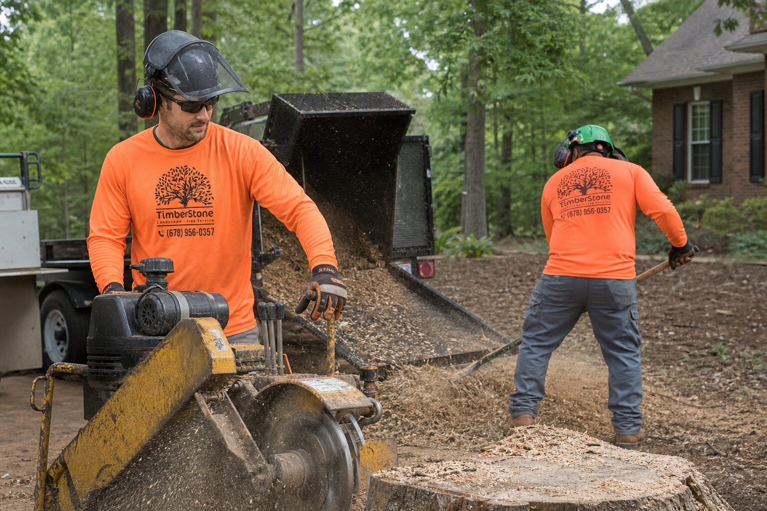 The Process Behind Stump Grinding Cost in Alpharetta, Step by Step